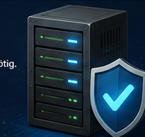 Server mit Schutzschild